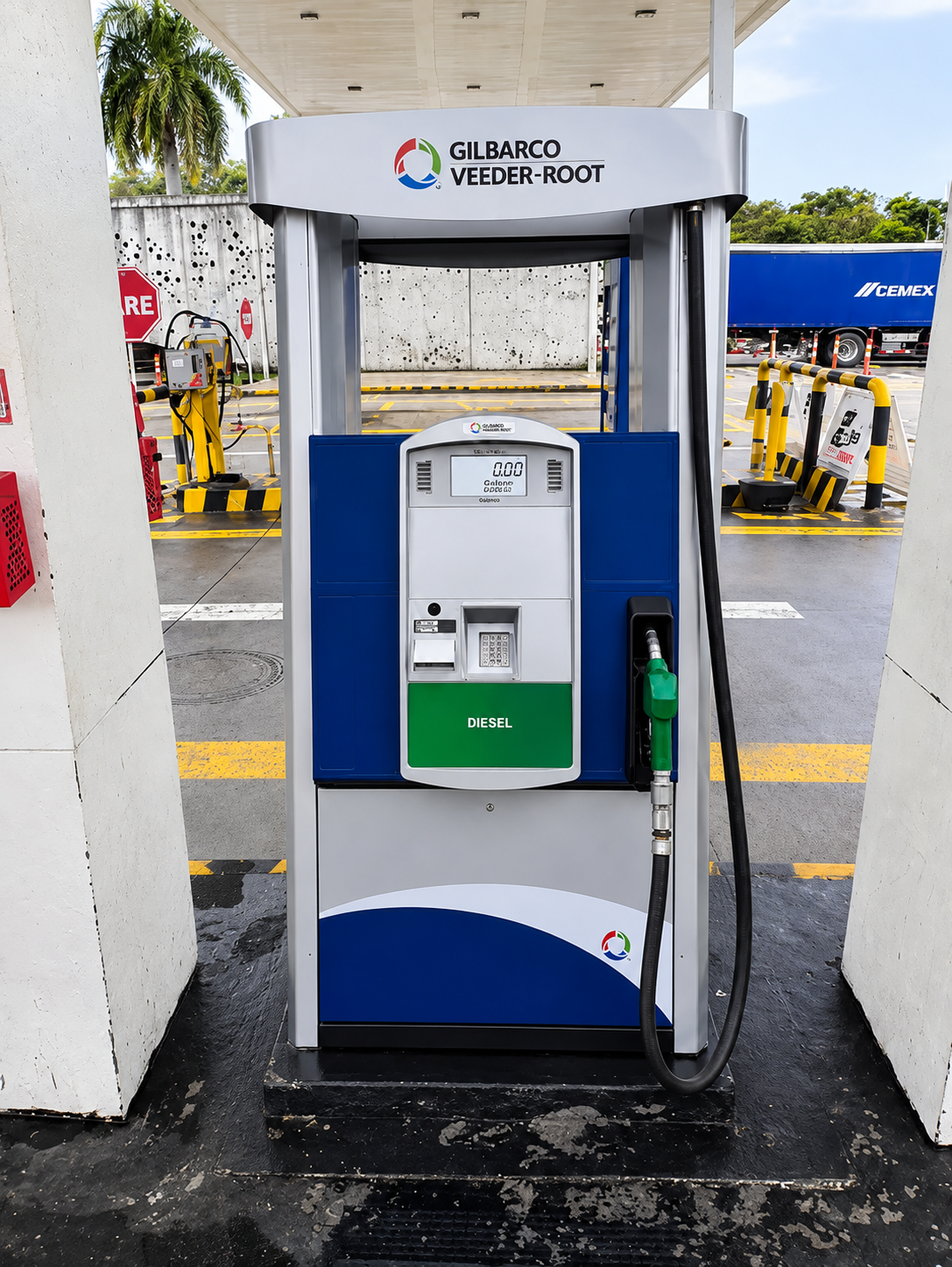 Sistema de dispensación industrial en planta cementera
